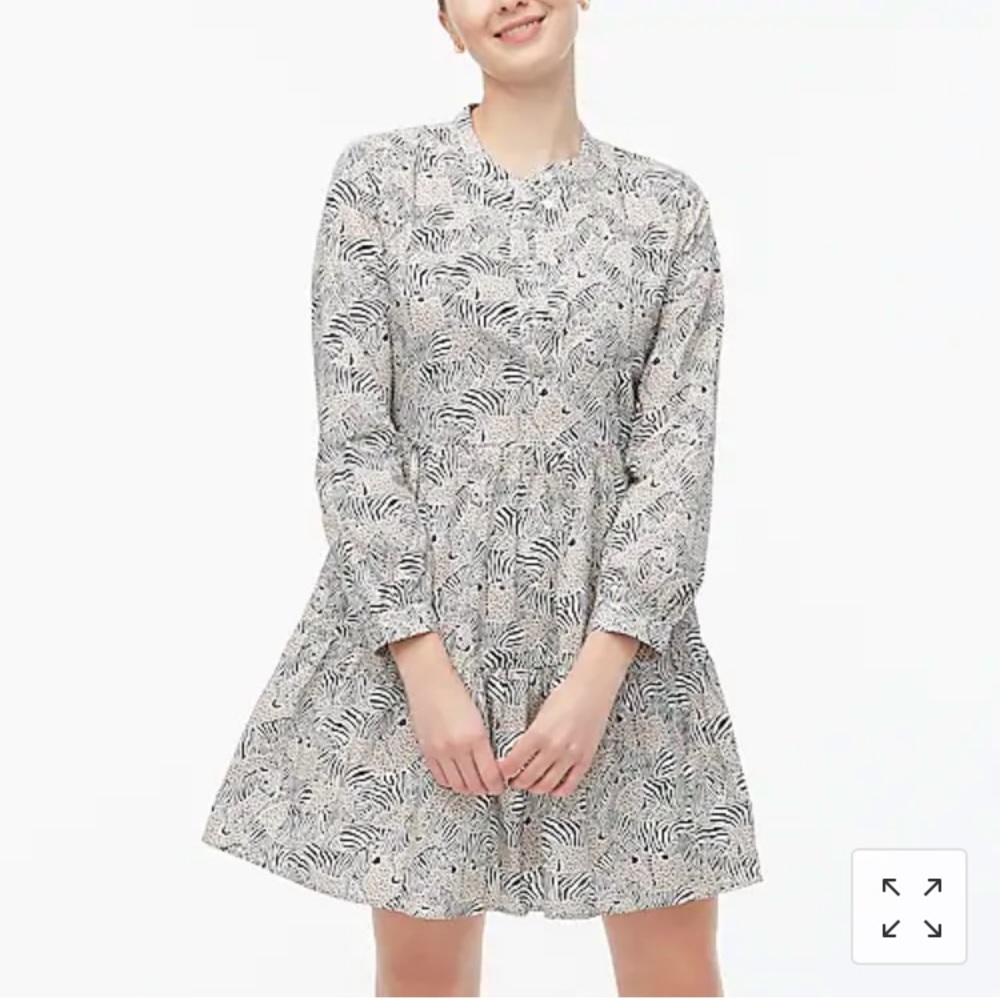 💕6 listings/$12💕 J.CREW safari print dress